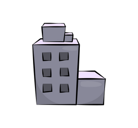 Building cartoon clipart