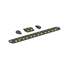 Rubber speed bumps clipart