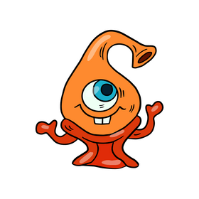 Jelly Monsters drawing clipart