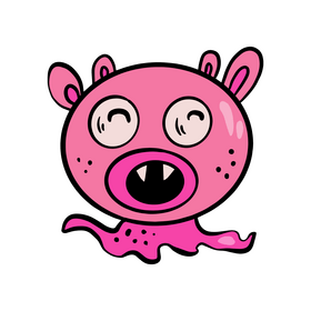 Jelly Monsters drawing clipart