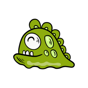 Jelly Monsters drawing clipart