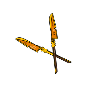 Egyptian blades clipart