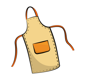 Apron cartoon clipart