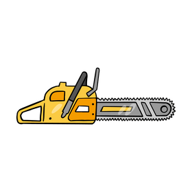 Chainsaw clipart