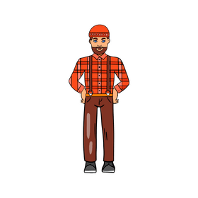 Carpenter cartoon clipart