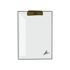 Clipboard notebook clipart