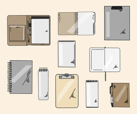 Notebooks vector