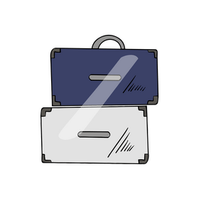 Handbag suitcase clipart