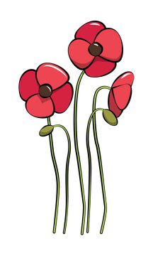 Poppy clipart