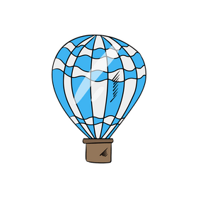 Bright Hot Air Balloon Clipart Free Download