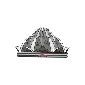 Sydney Opera House Australia illustration clipart