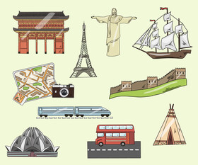 Travel vacation vector