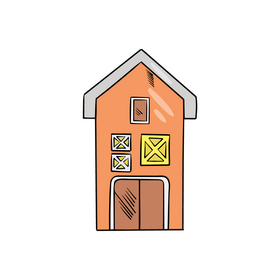 Cartoon house clipart