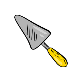 Cartoon trowel clipart