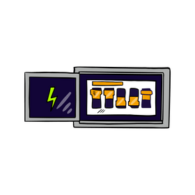 Circuit breaker clipart