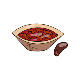 Mexican soup clipart