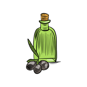 Olive oil clipart