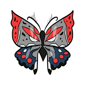 Butterfly cartoon clipart