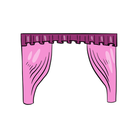Curtain clipart