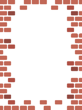 Brick frame border clipart