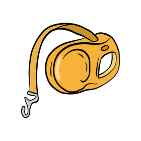Pet leash clipart