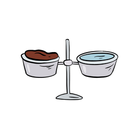 Cartoon pet trough clipart