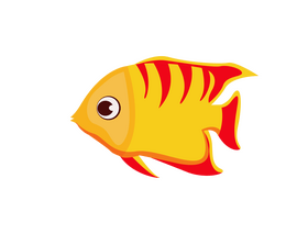 Coral fish clipart