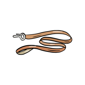 Pet, animal leash clipart