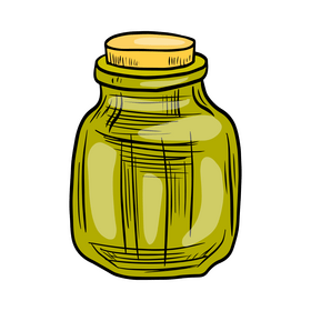 Free cosmetics jar illustration clipart