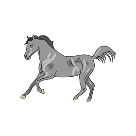 Cute horse clipart