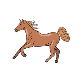 Free horse illustration clipart