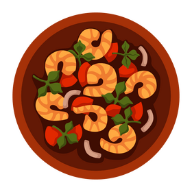 Moqueca Brazilian food clipart