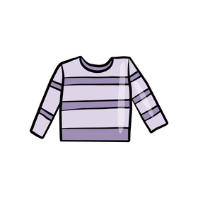 Cute baby jacket illustration clipart