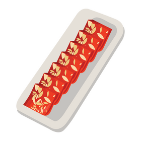 Halwa Indian dessert clipart