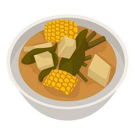 Sayur Asem Indonesian food clipart