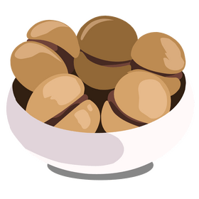 Baci di Dama cookies clipart