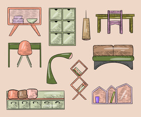 Free childrens room vector