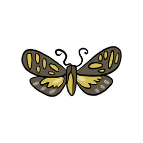 Butterfly pest clipart
