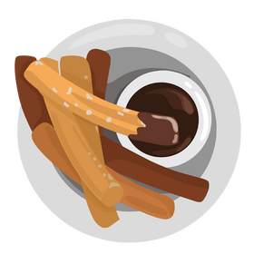 Churros clipart