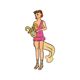 Artemis myth greek gods clipart