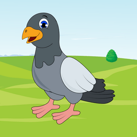 Pigeon vector