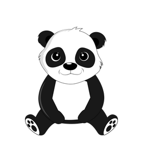 Panda clipart