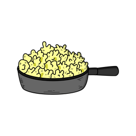 Popcorn bowl clipart