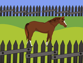 Horse vector