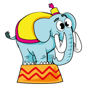 Elephant cartoon clip art