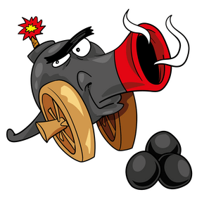 Cannon cartoon clip art