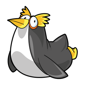 Penguin cartoon clipart