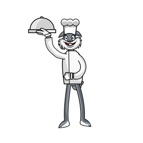 Bugs Bunny chef clipart