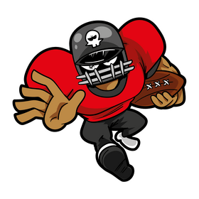 Rugby cartoon clipart