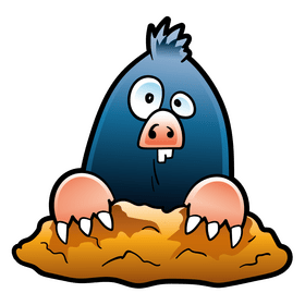 Mole cartoon clipart